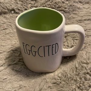 Rae Dunn Easter coffee mug. EGGCITED